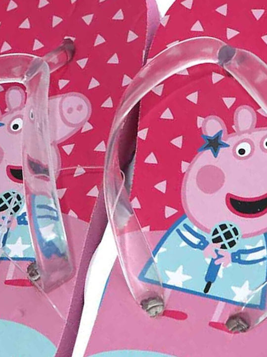 Kids Flip Flops Peppa Pig Transparent