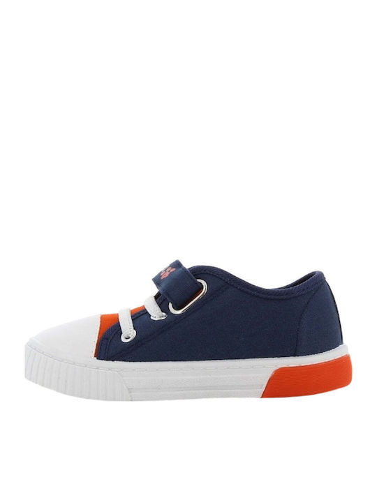 Παιδικά Sneakers με Σκρατς & Φωτάκια Μπλε