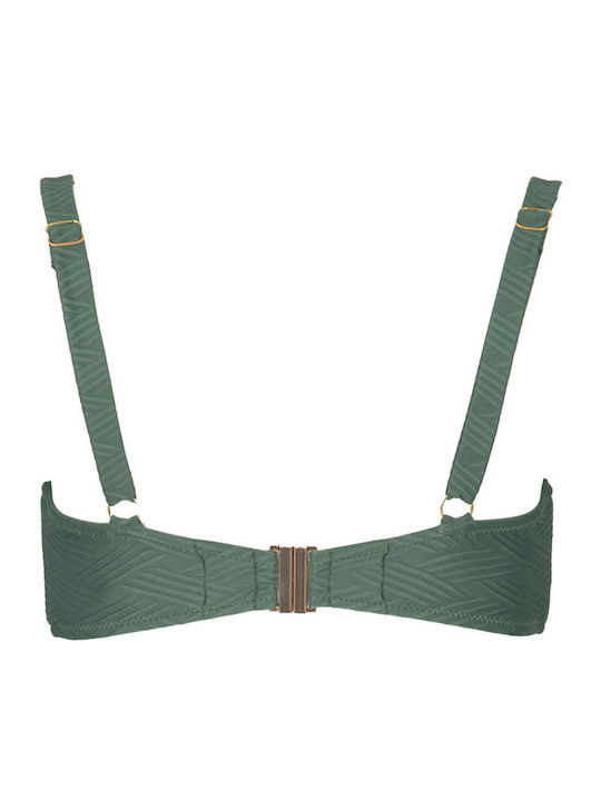Attriage Vol I Bikini Top F Cup Green