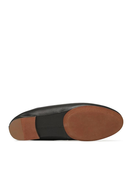 Leder Damen Ballerinas Spitz zulaufend Schwarz