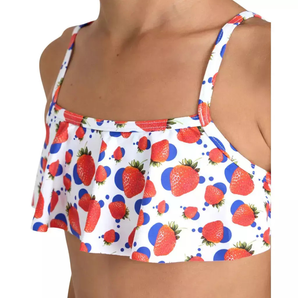 ARENA Costume Da Bagno Bandeau 2 Pezzi Tropical Summer – Unisex Bambini E Ragazzi, Stampa Tropicale