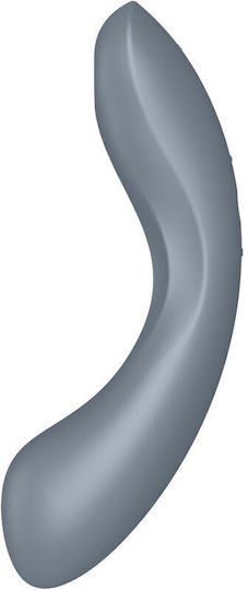 Satisfyer Curvy Trinity 1 Аспиратор Вагина с вибрация Вмъкващ се троен въздушен вибратор Pule Сив 1бр