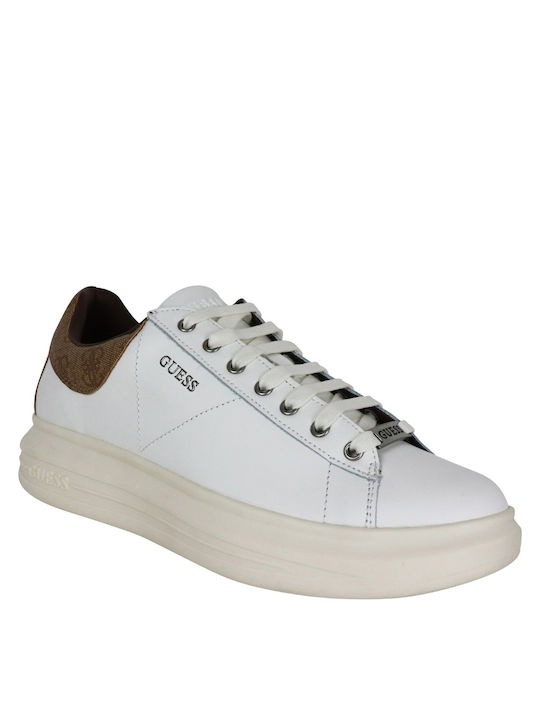 Guess Vibo Ανδρικά Sneakers Λευκά