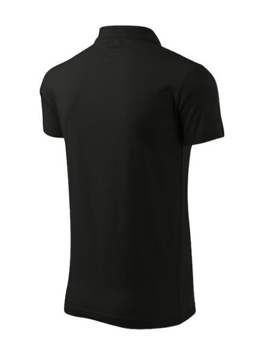 Adler Ανδρικό Διαφημιστικό T-shirt Κοντομάνικο σε Μαύρο Χρώμα