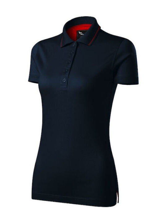 Malfini Women's Short Sleeve Promotional Blouse Navy Blue