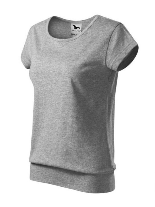 Malfini Women's Short Sleeve Promotional Blouse Gray