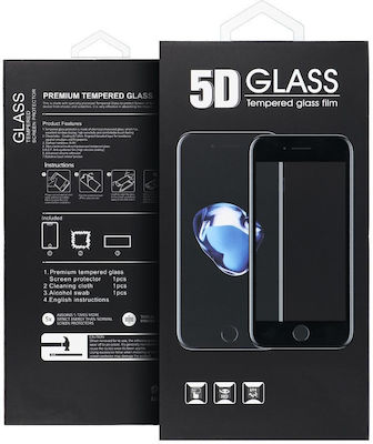 5D Full Glue Full Face Tempered Glass Black (Redmi 10 5G)