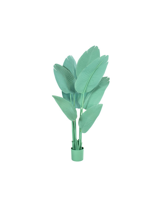 GloboStar Artificial Plant in Pot Turquoise 120cm 4pcs