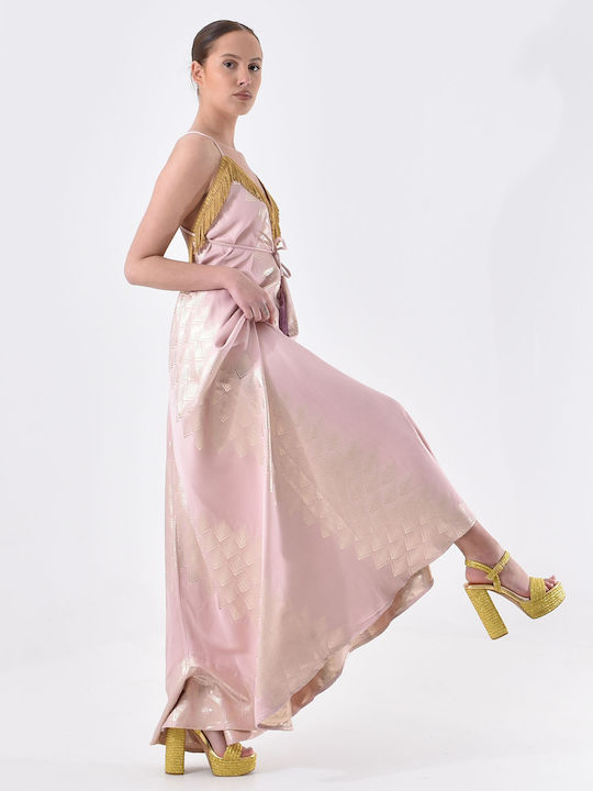 POTERE E PATHOS MAXI PINK DRESS - P231372904