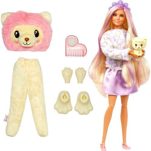 Barbie Lion cub Doll Cutie Reveal for 3+ years+ Years