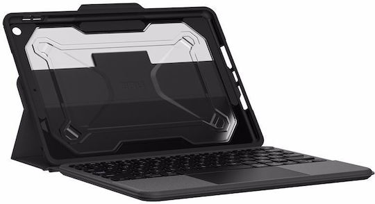 UAG Flip Cover Durable with Keyboard English US Black for iPad 2019/2020/2021 10.2''