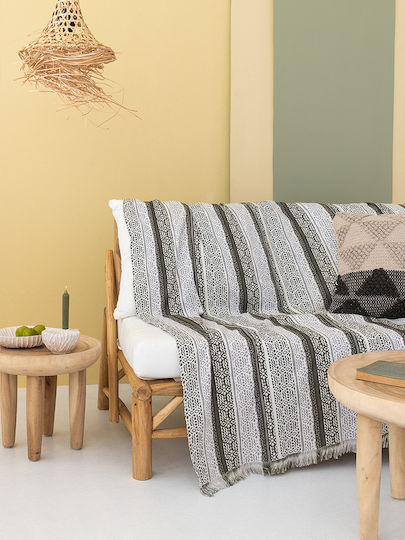 Palamaiki Nambi Sofa Throw 2 Seater 180x250cm Gray