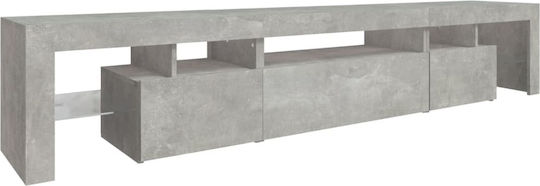 TV-Ständer mit LED-Beleuchtung Graue M215xP36.5xH40cm