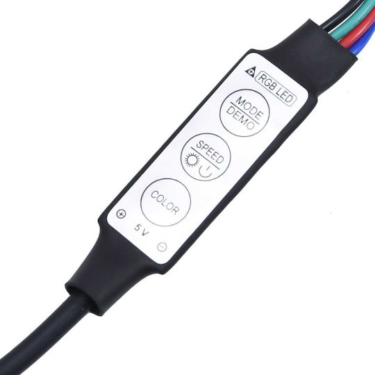 Έπιπλο Τηλεόρασης με Φωτισμό LED Γκρι Μ230xΠ36.5xΥ40cm