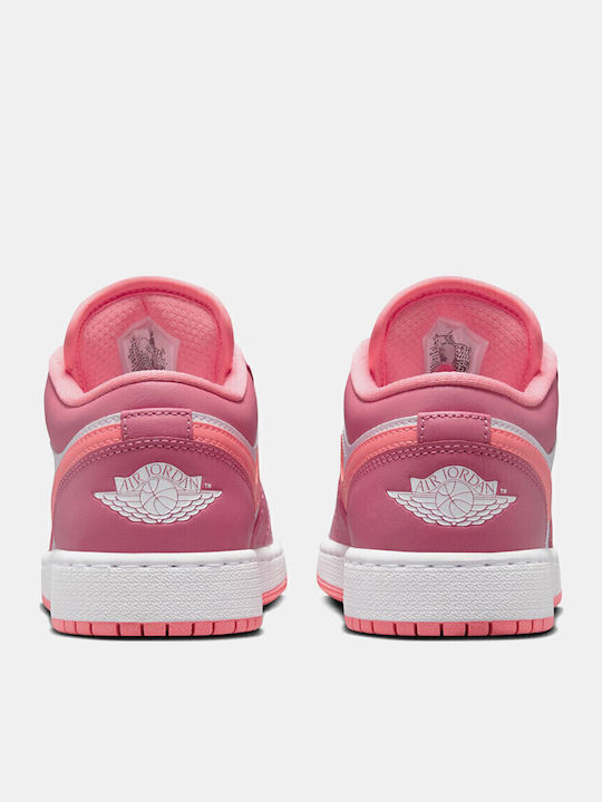 Air  1 Kids Sports Shoes Basketball with Laces Pink