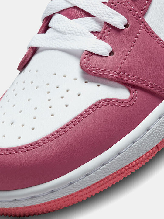 Air  1 Kids Sports Shoes Basketball with Laces Pink