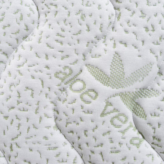 La Luna Mattress Topper Latex Super Double Latex Infused with Aloe & Removable Cover 160x200x7cm