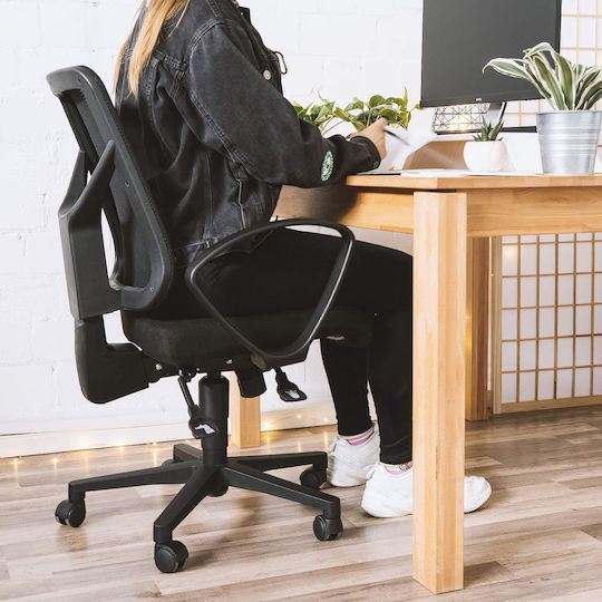KWmobile Caster For Office Chair Plastic 5 Pieces Black