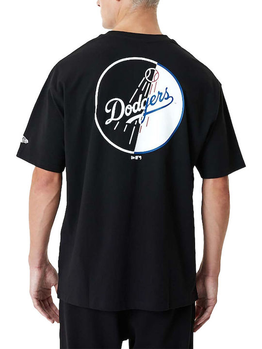 New Era LA Dodgers MLB Team Men's Short Sleeve T-shirt Black