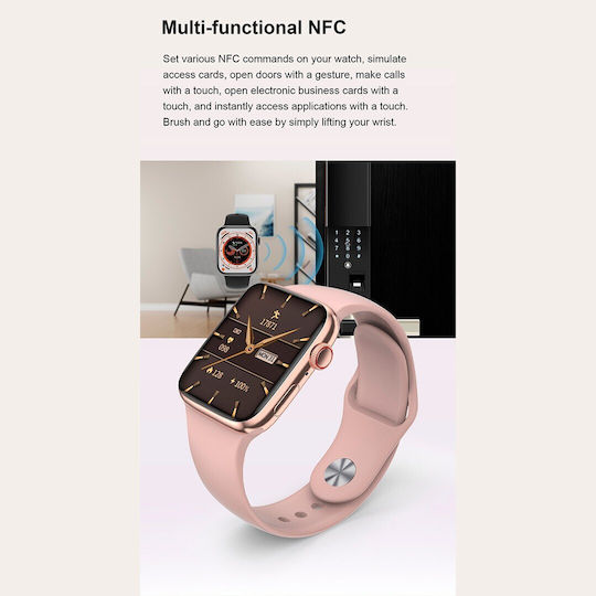 NO.1 DT8 Mini Smartwatch (Γκρι)