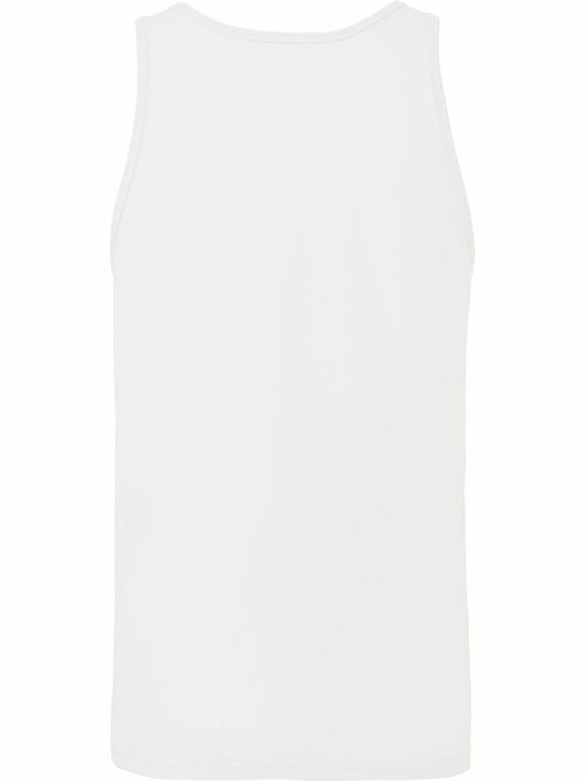 Bella Canvas 3480 Men's Sleeveless Promotional Blouse White