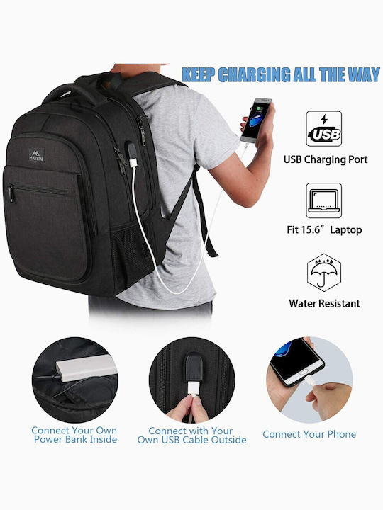 Matein Backpack Backpack for 15.6" Laptop Black 1364