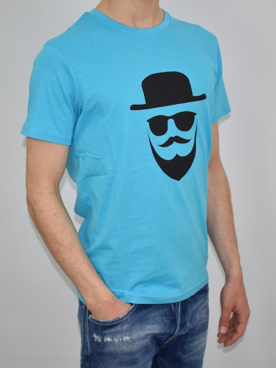 Battery 21231146 Men's cotton t-shirt in turquoise