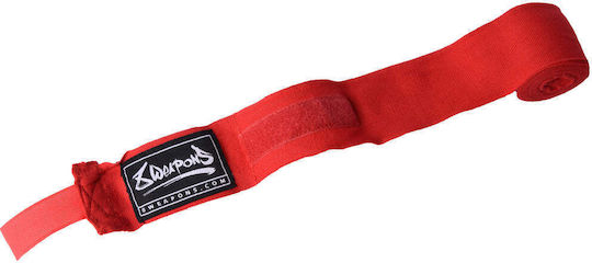 8 Weapons 8090010 Martial Arts Hand Wraps 3.5m Rot