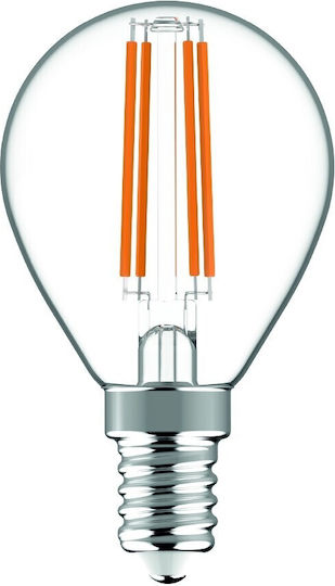 Avide ABLFMG14NW-4.9W-SHL Λάμπα LED 4.9W 80mm για Ντουί E14 και Σχήμα G45 Φυσικό Λευκό 806lm