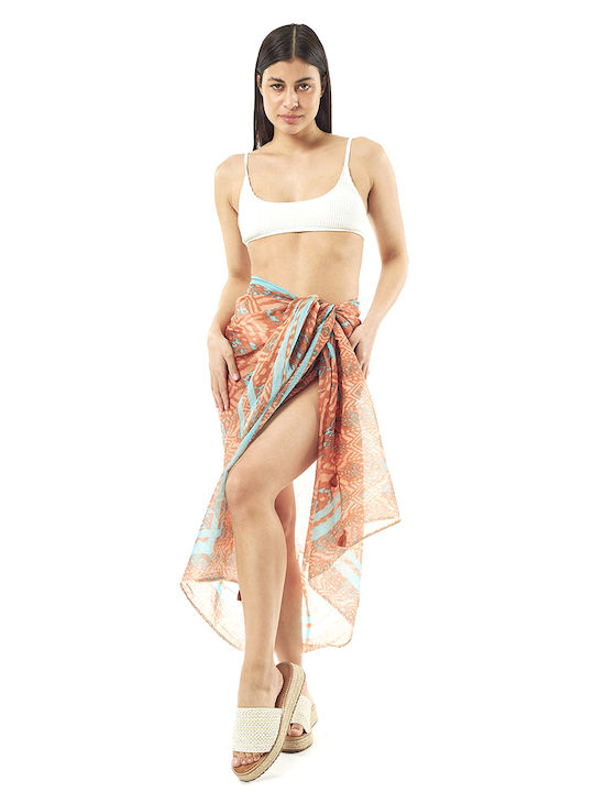Verde Mehrfarbiges Damen-Pareo