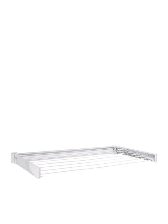 Leifheit Telegant 72 Protect Wall Mounted Clothes Drying Rack Made of Plastic with 7.2m Hanging Length