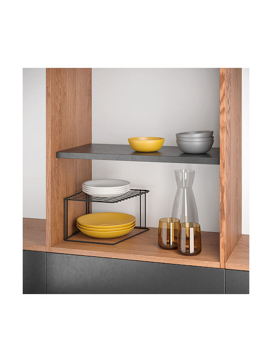 Metaltex Επιτραπέζια Βάση Palio Μεταλλική 25x19x19εκ. Μαύρη