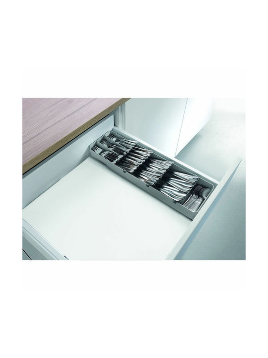 Metaltex Uni Fit Drawer Dividers Plastic in Gray Colour 15x49x6cm