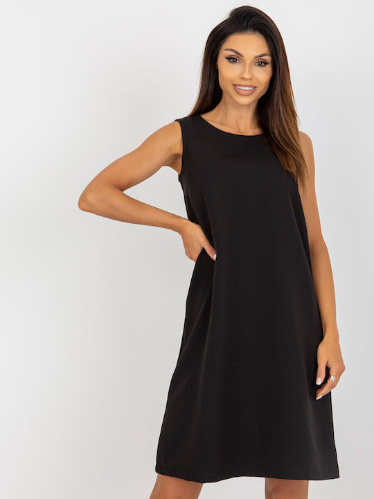 Och Bella TW-SK-BE-5773.10P Summer Mini Dress Black