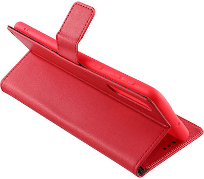 Volte-Tel Allure Magnet Clip Synthetic Leather Book Red (Redmi 12C)