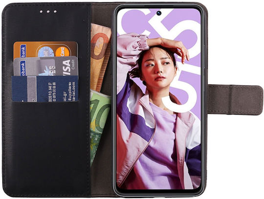 Volte-Tel Allure Magnet Clip Book Δερματίνης Μαύρο (Realme C55)