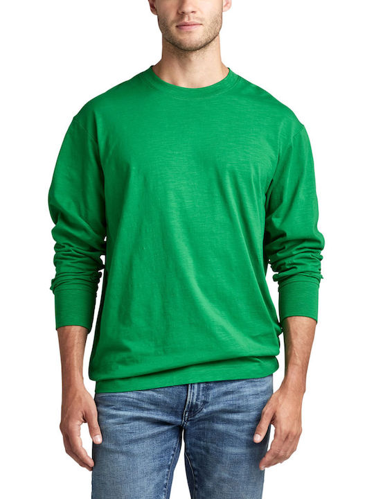 G-Star Raw Bluza Bărbătească cu Mânecă Lungă Verde