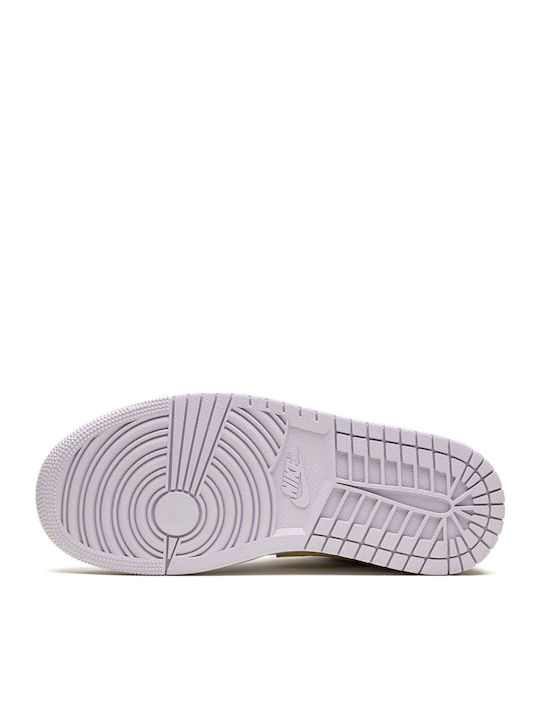 Air  1 Low Damen Sneakers Barely Grape / White / Lemon Wash