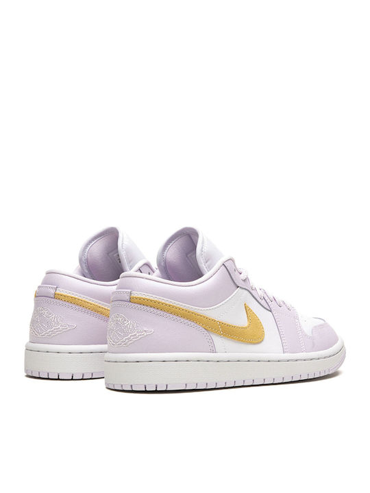 Air  1 Low Damen Sneakers Barely Grape / White / Lemon Wash