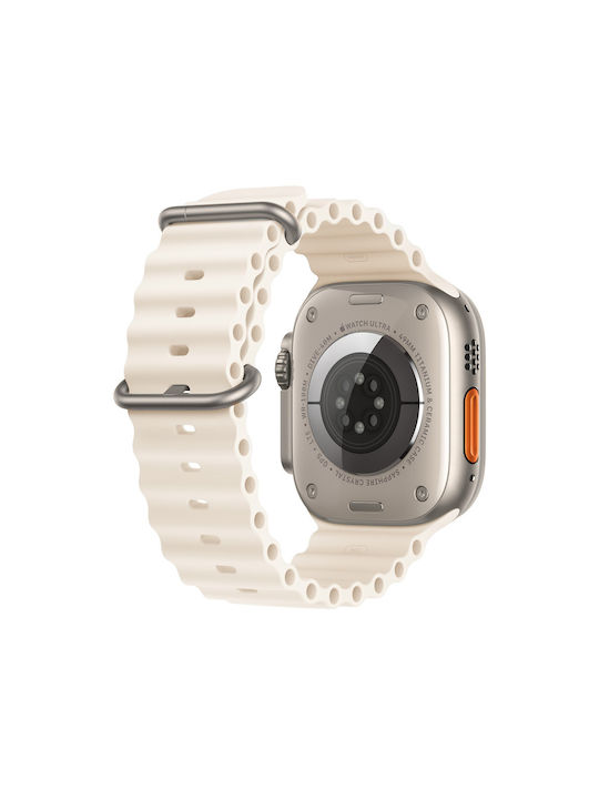 Techsuit Watchband W038 Armband Silikon Weiß (Apple Watch 38/40/41/42mm) KF2310808