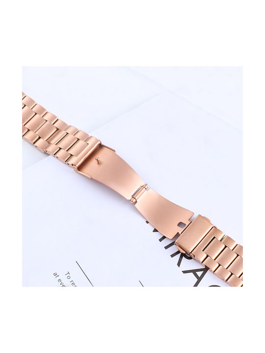 Techsuit Watchband W036 Strap Stainless Steel Pink (Apple Watch 38/40/41/42mm) KF239472