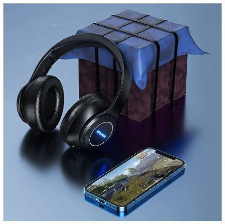 Awei A200BL Bluetooth Wireless Over Ear Headphones with Radio with 7 hours of Operation Black