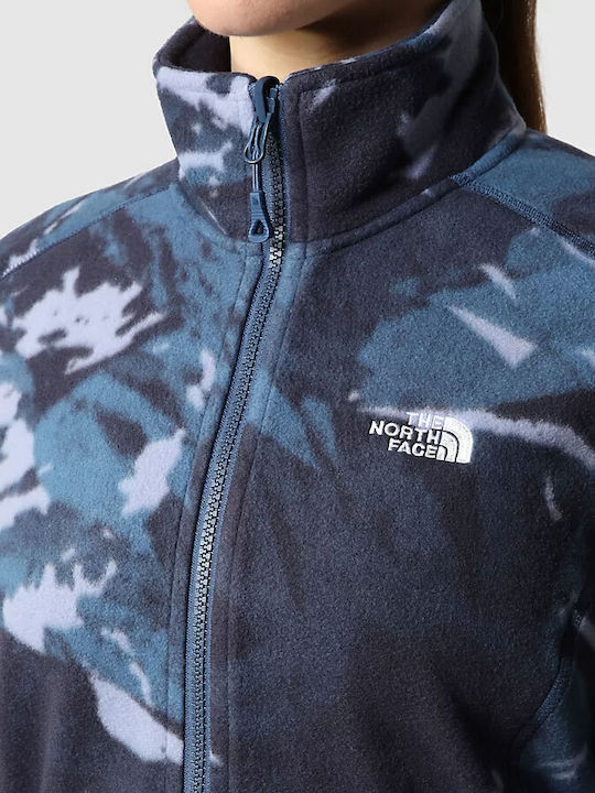 Glacier Fleece Γυναικεία Ζακέτα με Φερμουάρ σε Navy Μπλε Χρώμα