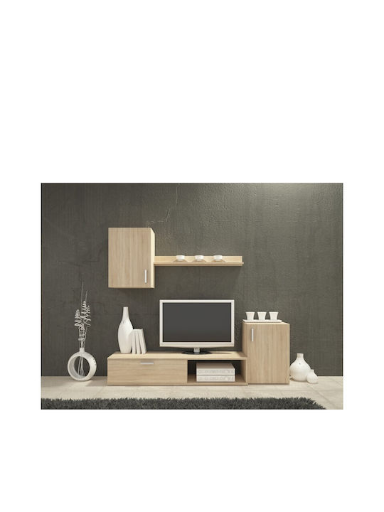 Lia Living Room TV Unit Natural L170xW36xH36cm
