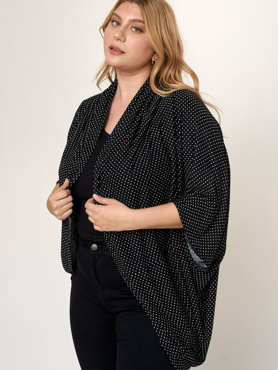 Plus Size - Strickjacke Catherine Polka Dots - Plus Size