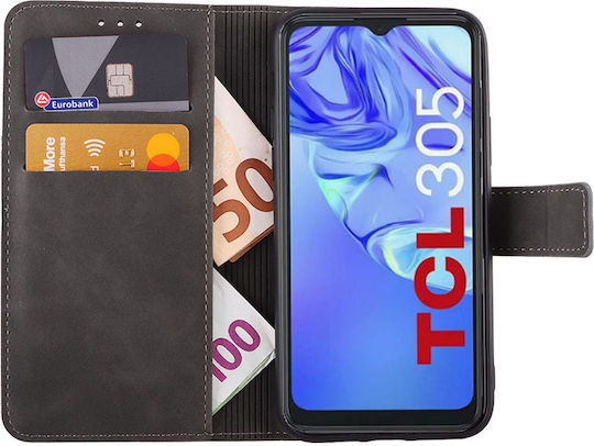 Lime Essential Magnet Book Piele artificială Gri (TCL 306 / 305 / 30 SE / 30E - TCL 306 / 305 / 30 SE / 30E)