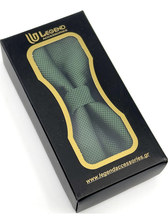 Legend Accessories Σετ Υφασμάτινo Παπιγιόν Πράσινο
