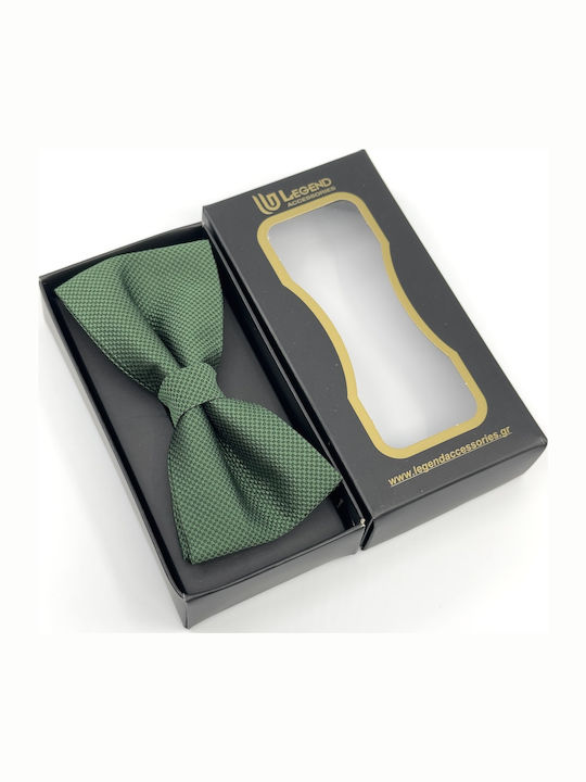 Legend Accessories Σετ Υφασμάτινo Παπιγιόν Πράσινο