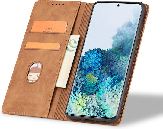 Bodycell Book Synthetic Leather Brown (Poco X5 Pro)