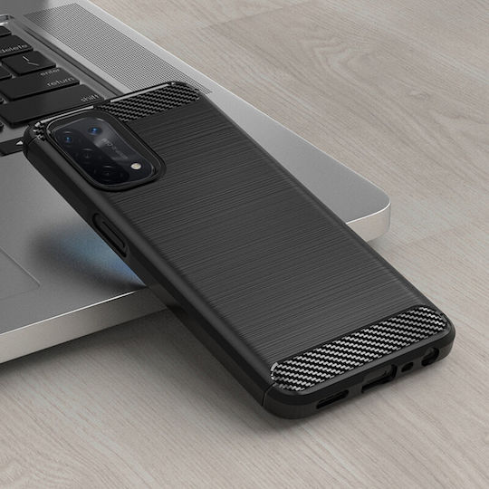 Techsuit Carbon Back Cover Silicon Negru (Galaxy A54OnePlus Nord)